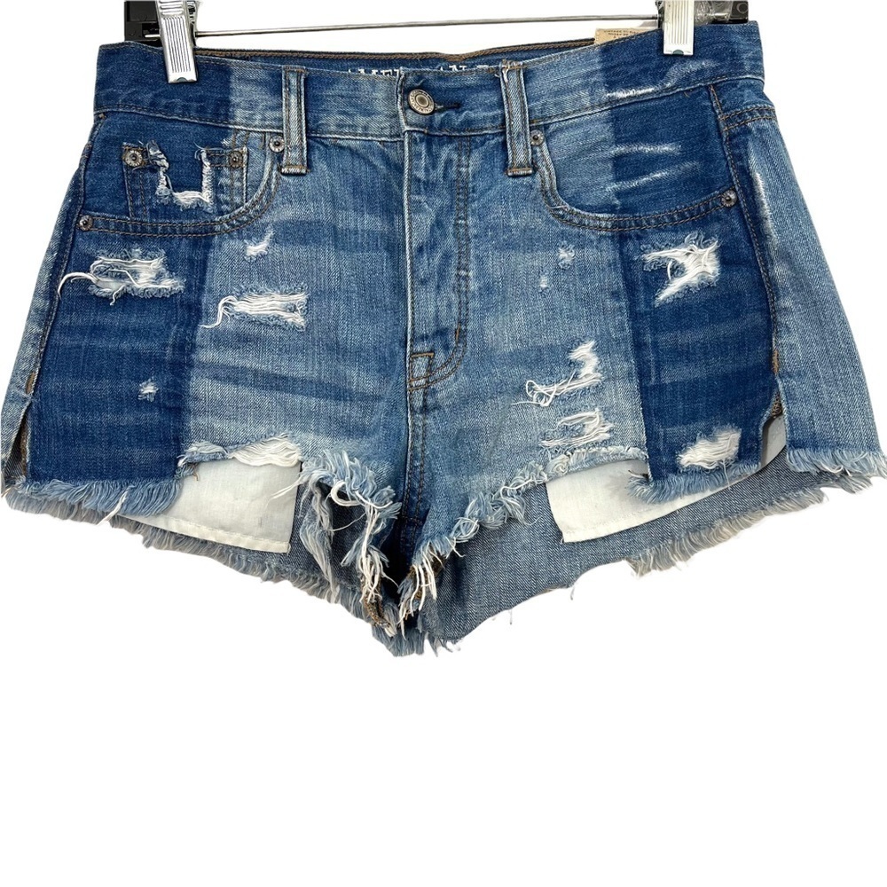 American Eagle Outfitters Vintage Hi Rise Festival Shorts 5 Button Fly Denim